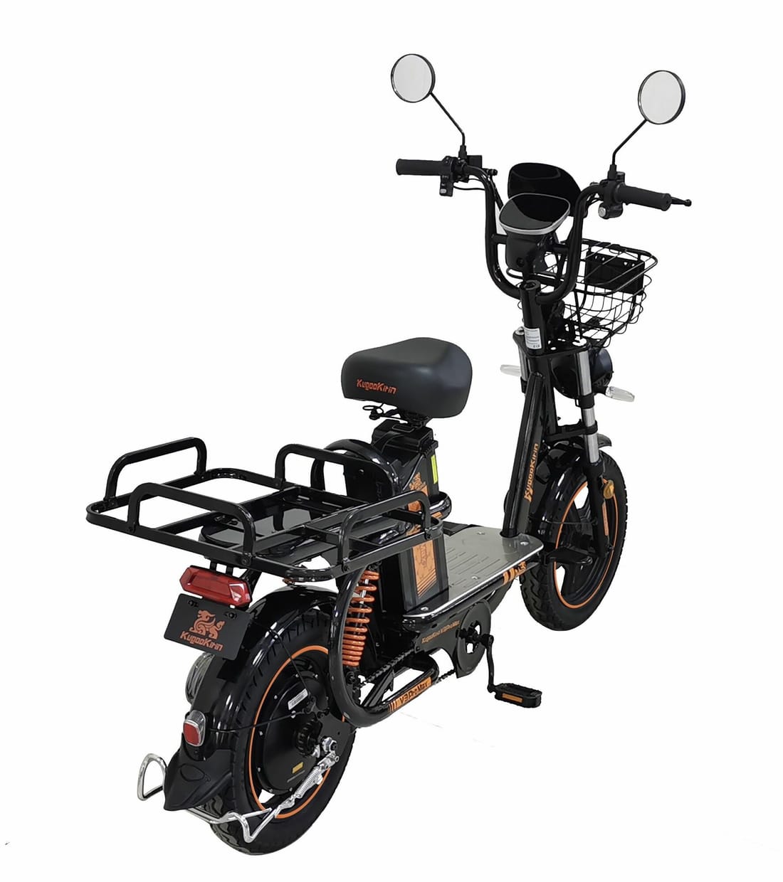 Kugoo Kirin V3 Pro — вид сзади с багажником