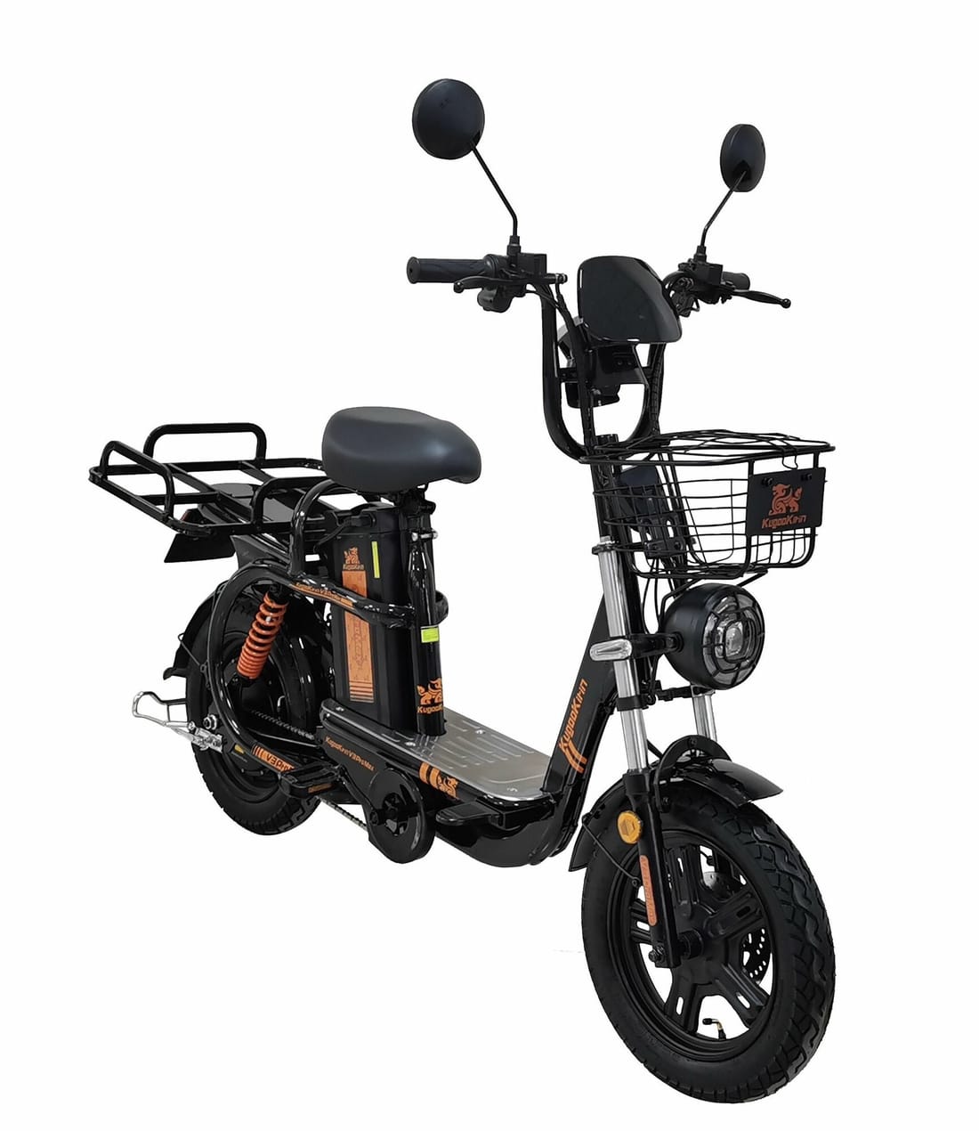 Kugoo Kirin V3 Pro — багажник и батарея
