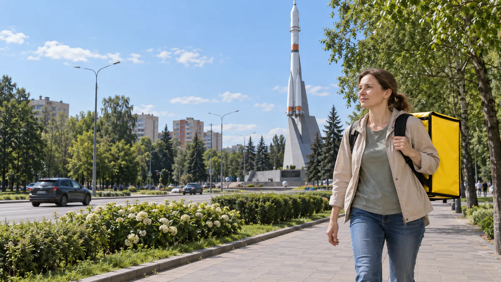Работа курьером Яндекс Еды в Королёве