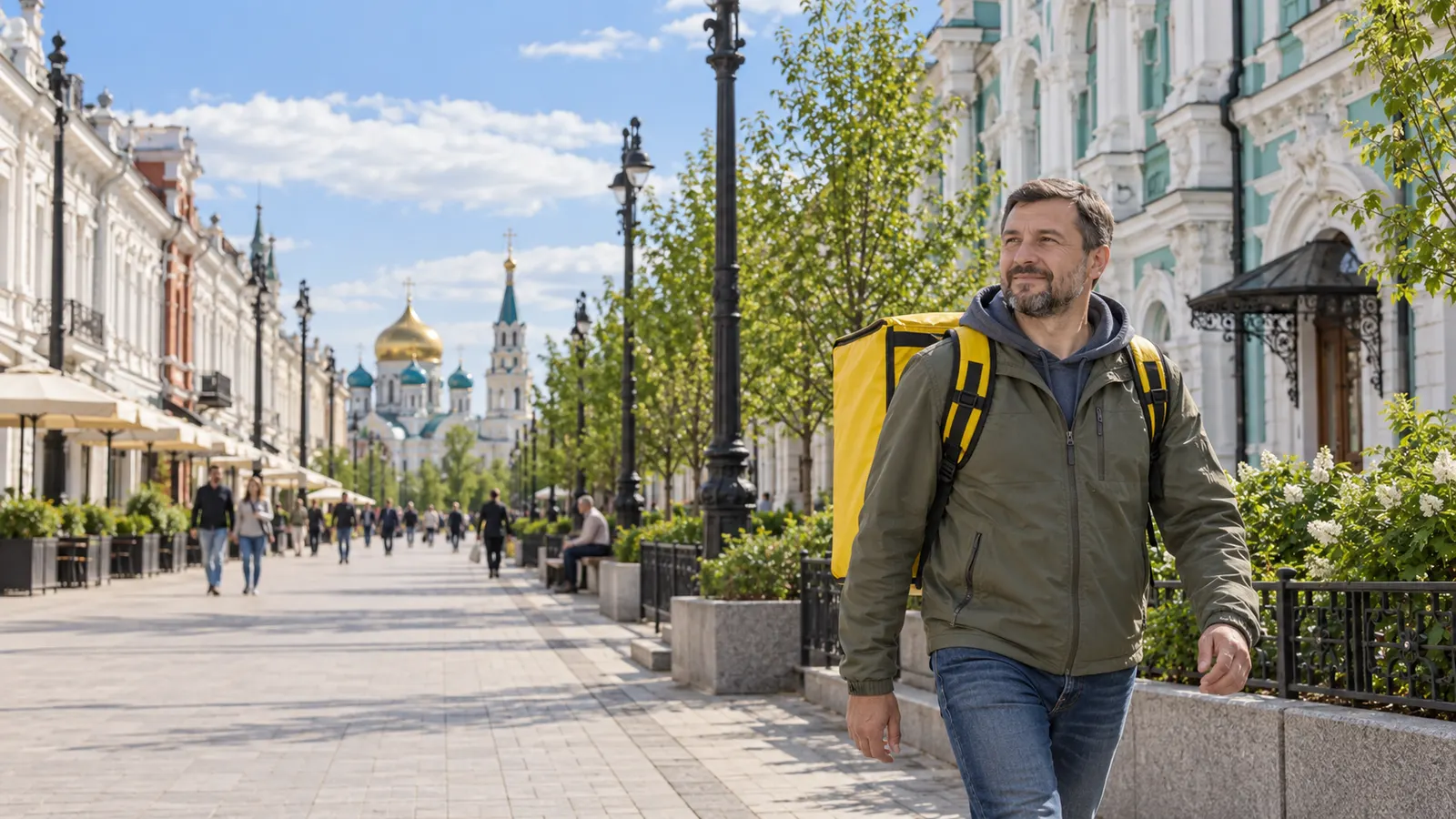 Работа курьером Яндекс Еды в Омске