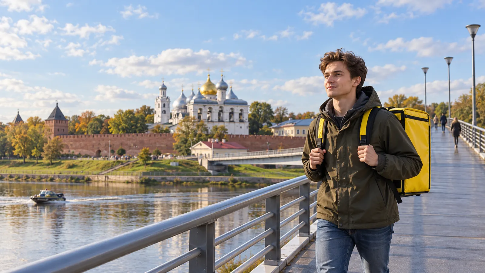 Работа курьером Яндекс Еды в Великом Новгороде