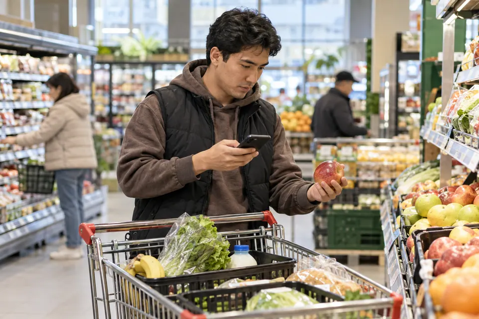 Сборщик продуктов: онлайн-заказы в торговом зале